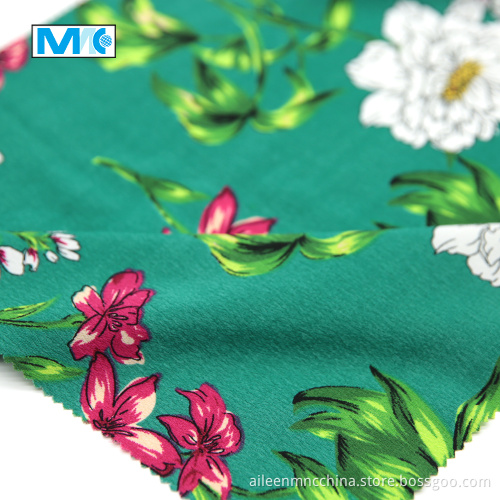 Viscose rayon print for lady cloth in summer